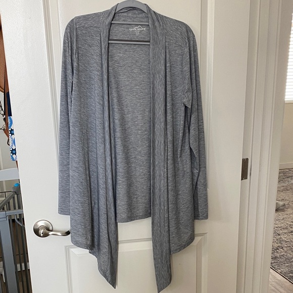 Eddie Bauer Sweaters - Eddie Bauer Women's Heather Gray Cardigan